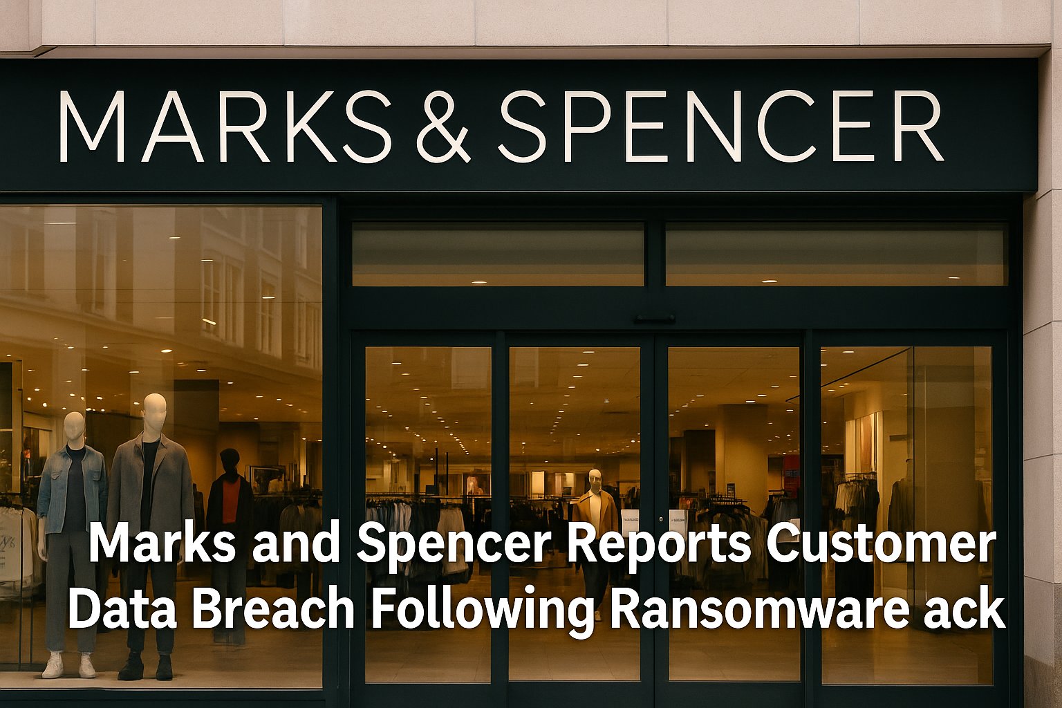 Marks and Spencer Reports Customer Data Breach Following Ransomware Attack