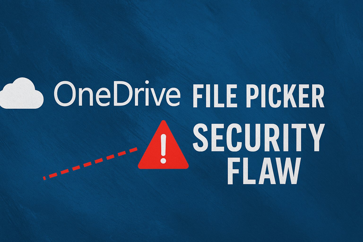 Security Flaw in OneDrive File Picker Exposes Users to Risks