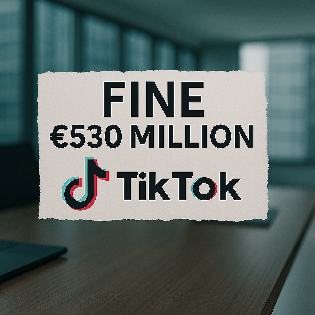 TikTok Fined €530 Million for Breaches of Data Privacy Regulations