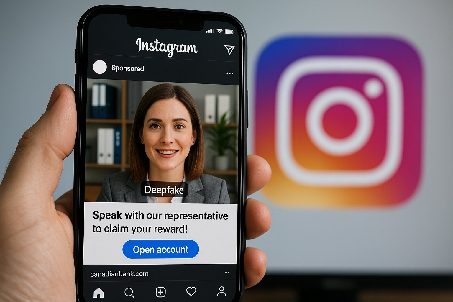 Fraudulent Instagram Ads Target Canadian Bank Customers with AI Deepfakes