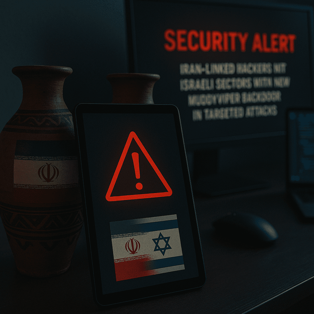Iran-linked MuddyWater group deploys MuddyViper backdoor against Israeli targets